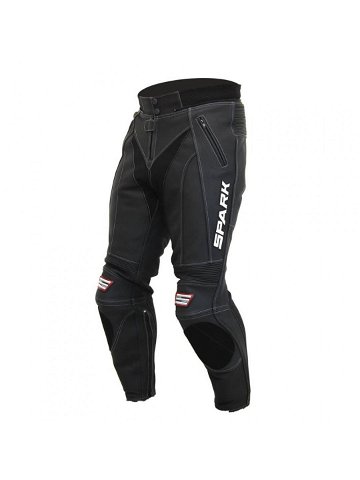 Pánské kožené moto kalhoty Spark ProComp černá S