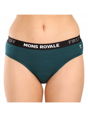 Dámské kalhotky Mons Royale merino zelené 100044-1169-300 M