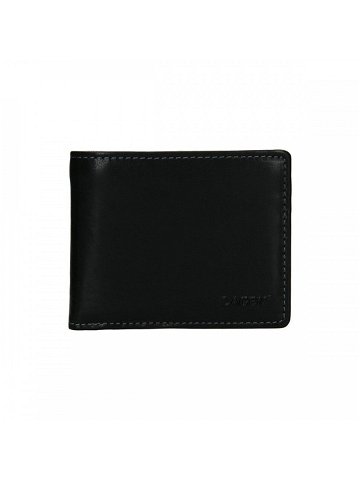 Lagen W-8120 černá pánská kožená peněženka Peněženky Černá