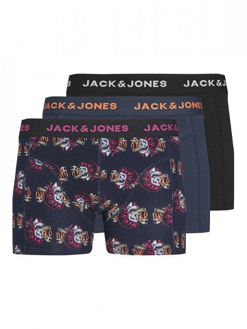 Jack & Jones Sada 3 kusů boxerek 12237425 Barevná