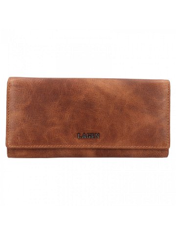 Dámská kožená peněženka LG-22164 camel
