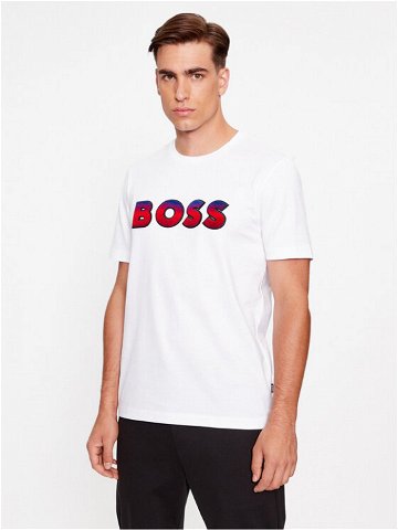Boss T-Shirt Tiburt 420 50500760 Bílá Regular Fit