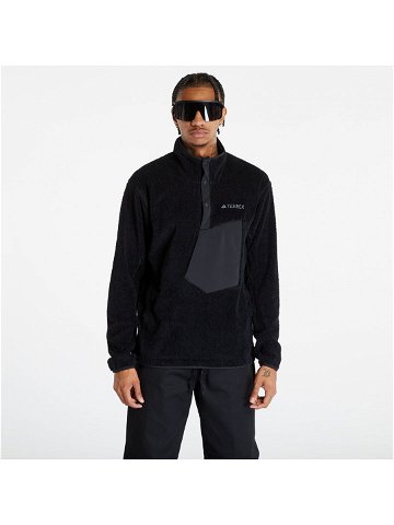 Adidas Terrex Xploric High Pile Fleece Pullover Black