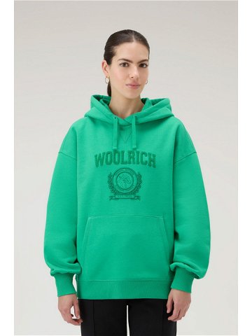 Mikina woolrich woolrich ivy hoodie zelená l