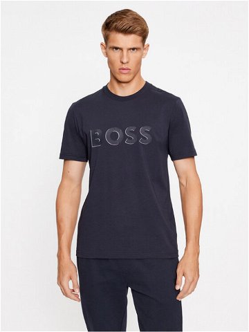 Boss T-Shirt Tee 1 50507010 Tmavomodrá Regular Fit