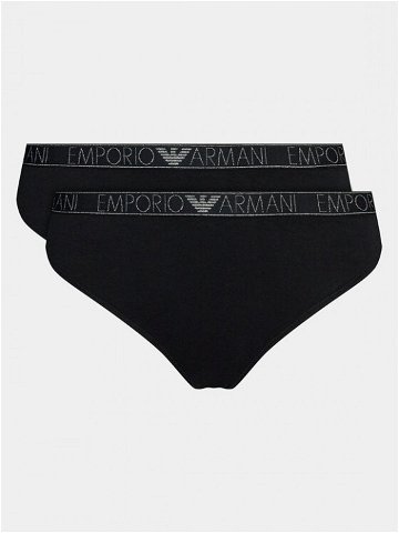Emporio Armani Underwear Sada 2 kusů kalhotek 163334 3F223 00020 Černá