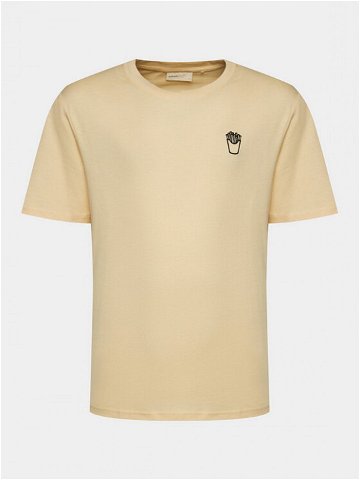Outhorn T-Shirt OTHAW23TTSHM0854 Žlutá Regular Fit