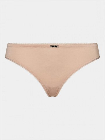 Emporio Armani Underwear Brazilské kalhotky 162948 3F221 03050 Béžová
