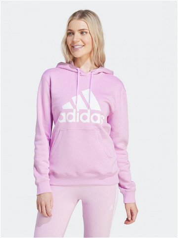 Adidas Mikina Essentials Big Logo Regular IM0260 Růžová Regular Fit