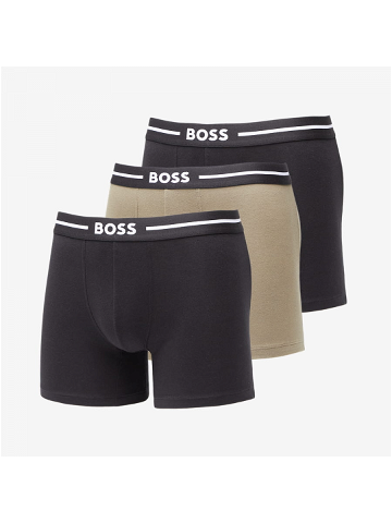 Hugo Boss Bold Boxer Briefs 3-Pack Black Dark Green