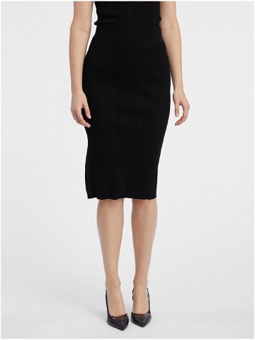Černá dámská svetrová sukně ORSAY