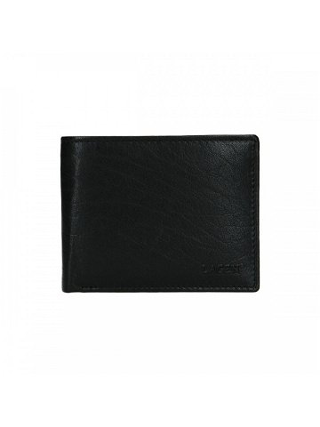 Lagen W-8053- BLK černá pánská kožená peněženka Peněženky Černá