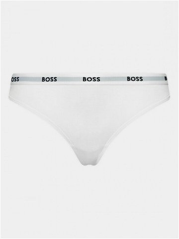 Boss Kalhotky string 50502752 Bílá