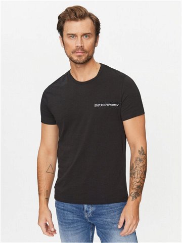 Emporio Armani Underwear 2-dílná sada T-shirts 111267 3F717 17020 Černá Regular Fit