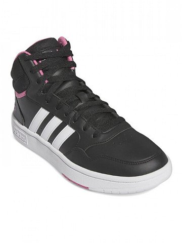 Adidas Sneakersy Hoops 3 0 Mid Shoes IG7896 Černá