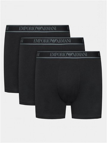 Emporio Armani Underwear Sada 3 kusů boxerek 111473 3F717 91020 Černá