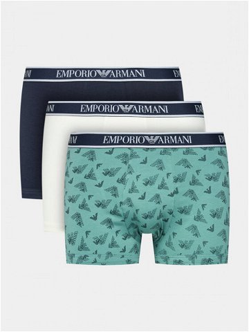 Emporio Armani Underwear Sada 3 kusů boxerek 111357 3F717 14011 Béžová