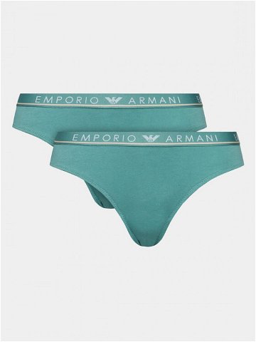 Emporio Armani Underwear Sada 2 kusů kalhotek 163334 3F227 02631 Růžová