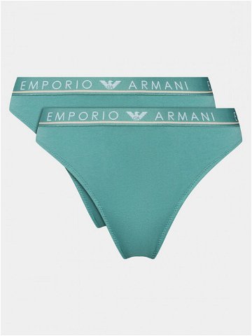 Emporio Armani Underwear Sada 2 kusů kalhotek 163337 3F227 02631 Růžová