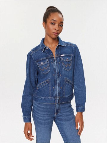 Wrangler Jeansová bunda Jen 112346210 Modrá Regular Fit