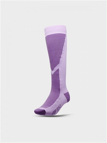 Dámské lyžařské ponožky – fialové