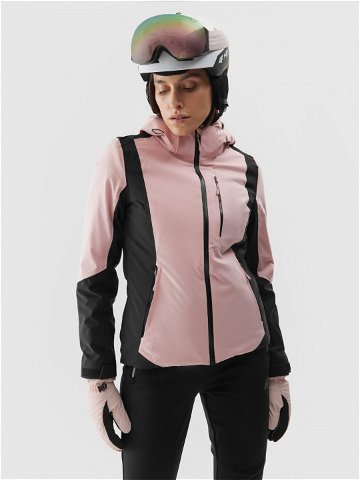 Dámská lyžařská bunda membrána 10000 – pudrově růžová