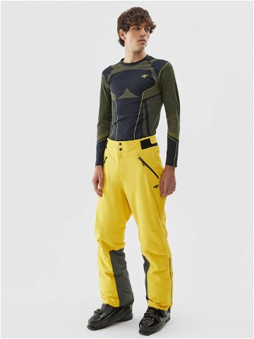 Pánské lyžařské kalhoty membrána Dermizax 20000 – žluté