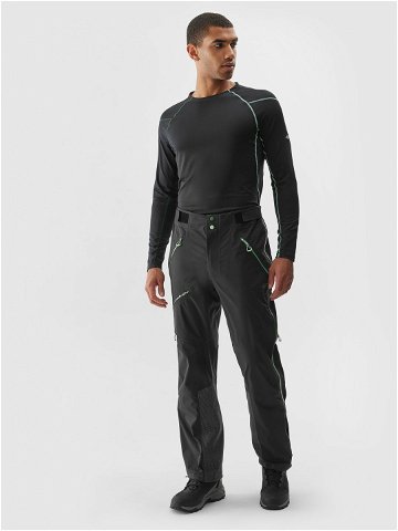 Pánské skialpové nepromokavé kalhoty membrána Dermizax 20000 – černé