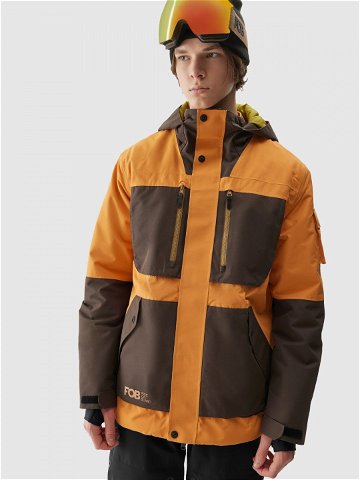 Pánská snowboardová bunda membrána 15000 – oranžová