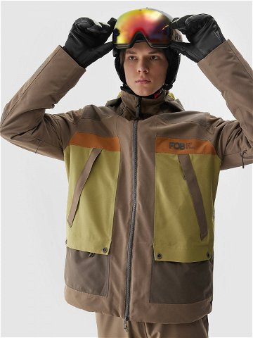 Pánská snowboardová bunda membrána 15000 – hnědá