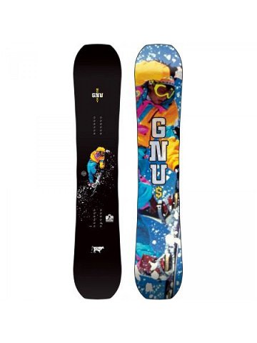 Snowboard Gnu Money – Černá – 156