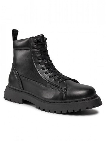 Tommy Jeans Kotníková obuv Tjm Lace Up Boot EM0EM01363 Černá