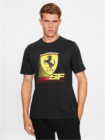 Puma T-Shirt Ferrari Race 620952 Černá Regular Fit