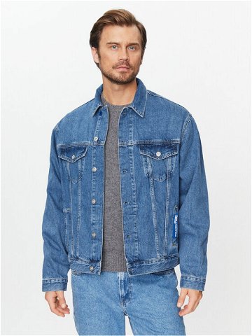 Karl Lagerfeld Jeans Jeansová bunda 235D1450 Modrá Regular Fit
