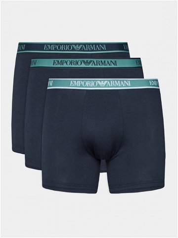 Emporio Armani Underwear Sada 3 kusů boxerek 111473 3F717 64135 Tmavomodrá