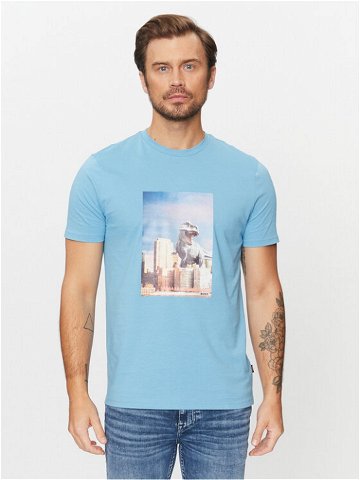 Boss T-Shirt Tefragile 50503535 Modrá Regular Fit