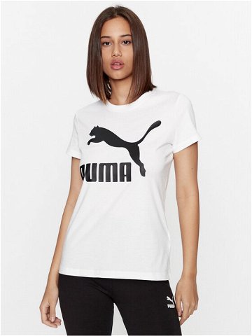 Puma T-Shirt Classics Logo 530076 Bílá Regular Fit
