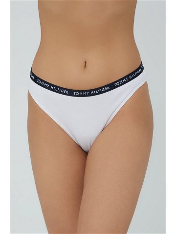 Kalhotky Tommy Hilfiger 3-pack bílá barva UW0UW02828