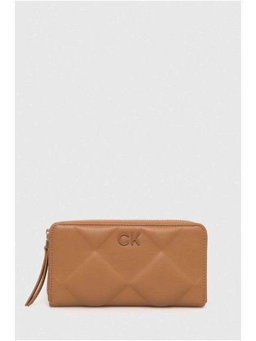 Peněženka Calvin Klein béžová barva K60K610774