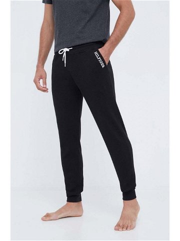 Bavlněné pyžamové kalhoty Tommy Hilfiger černá barva UM0UM03097