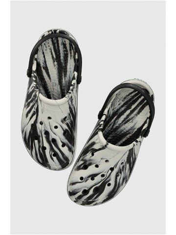 Pantofle Crocs Crocband IV Marbled Clog černá barva 208601