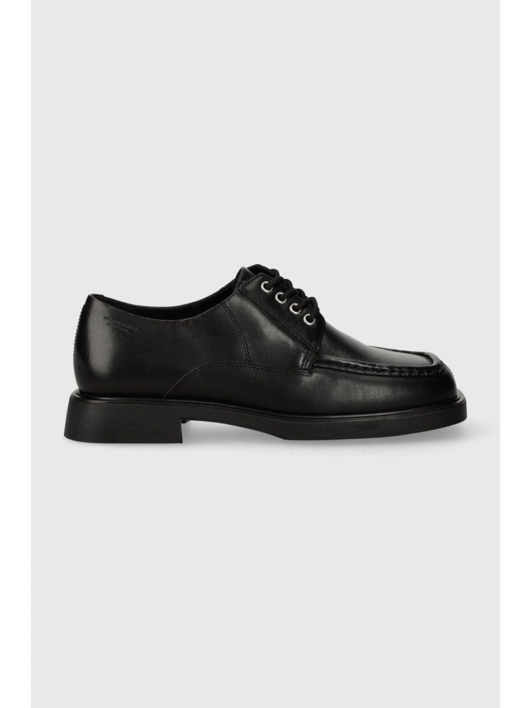 Kožené polobotky Vagabond Shoemakers JACLYN dámské černá barva na plochém podpatku 5638 201 20