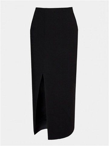 Sisley Midi sukně 47N8L001N Černá Regular Fit