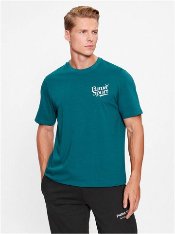 Puma T-Shirt Graphics Legacy 622739 Zelená Regular Fit