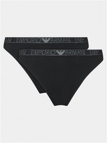 Emporio Armani Underwear Sada 2 kusů kalhotek 164752 3F223 00020 Černá