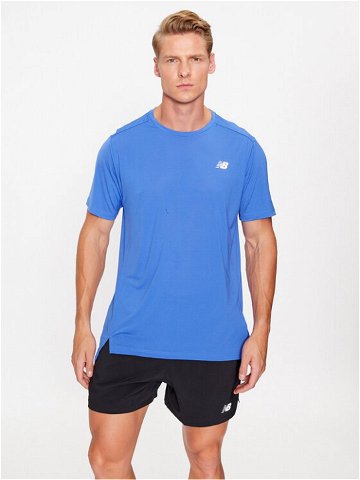 New Balance T-Shirt Accelerate Short Sleeve MT23222 Modrá Regular Fit