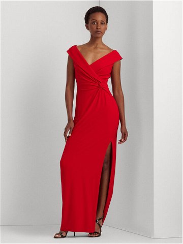 Lauren Ralph Lauren Večerní šaty 253863940013 Červená Slim Fit