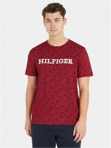 Tommy Hilfiger T-Shirt Monogram MW0MW32600 Červená Regular Fit
