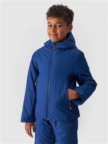 Chlapecká lyžařská bunda membrána 5000 – tmavě modrá