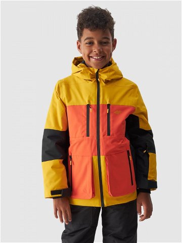 Chlapecká lyžařská bunda membrána 10000 – žlutá